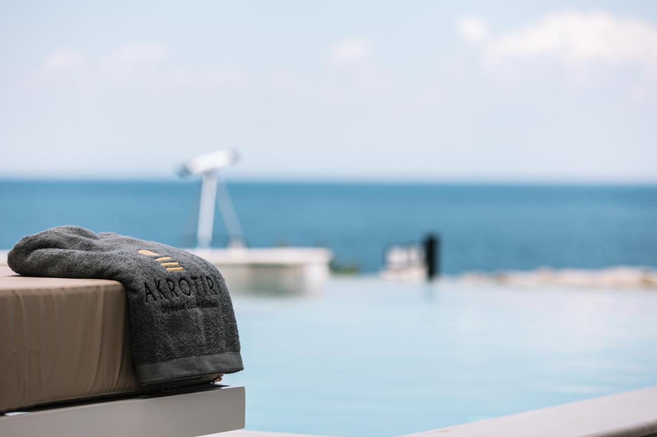 Akrotiri Olympus Luxury Suites - Adults Only Plaka Litochorou Exterior foto