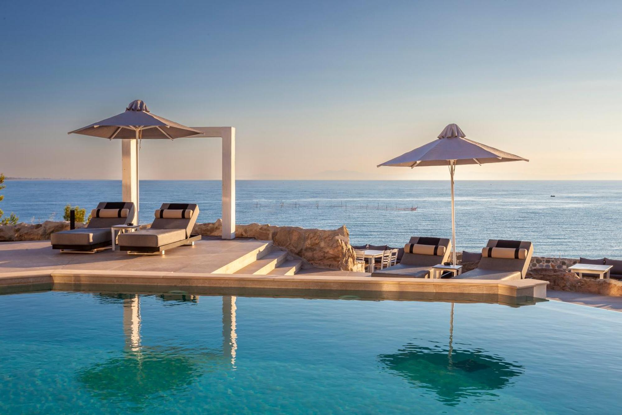 Akrotiri Olympus Luxury Suites - Adults Only Plaka Litochorou Exterior foto